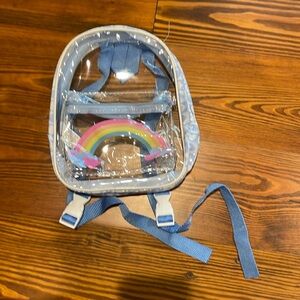 NWOT see through toddler/kids back pack